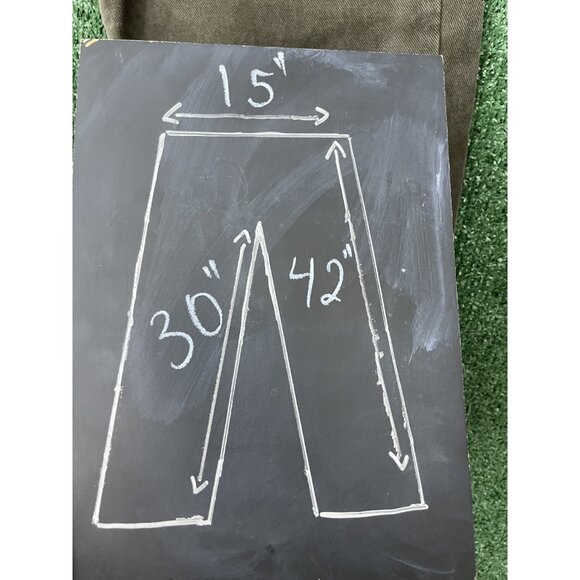 Gap Denim Green Dark Loose Fit W33 Men's Pockets Button Pants - Picture 7 of 10